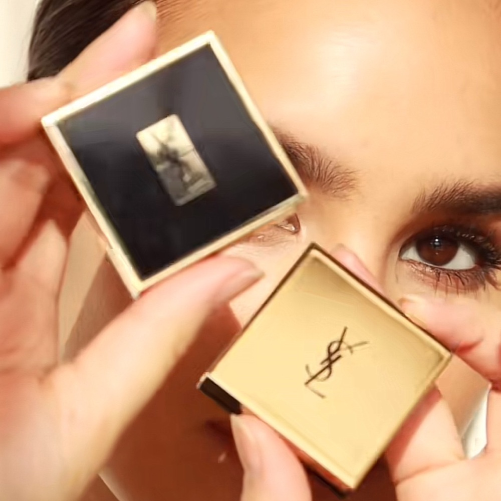 NEW Yves Saint Laurent Satin Crush Mono Eyeshadow Excessive Brown set 🌷 - Picture 10 of 15